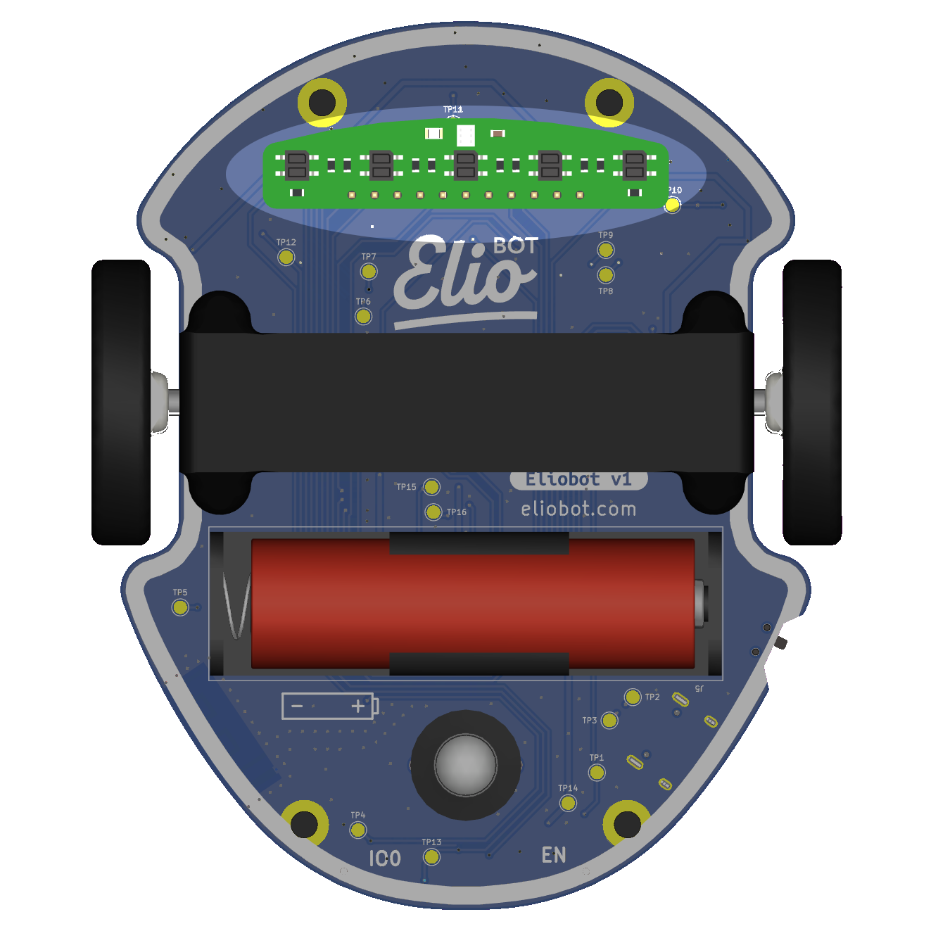 Eliobot line sensor